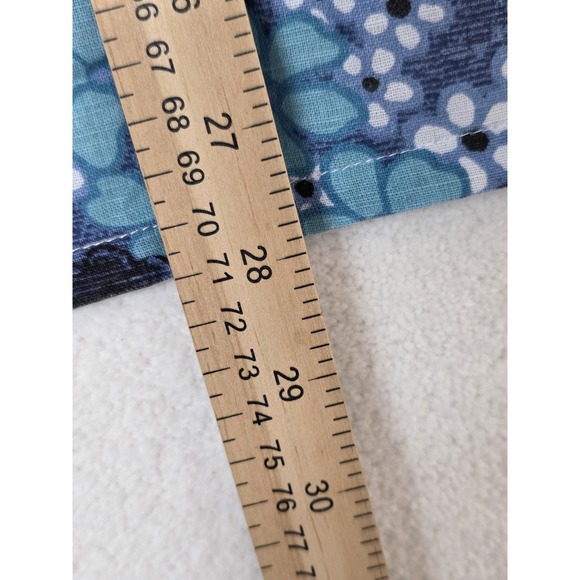 UNTUCKit Shirt Mens Large Blue Floral Hawaiian Short Sleeve Linen Cotton Casual - Picture 8 of 10